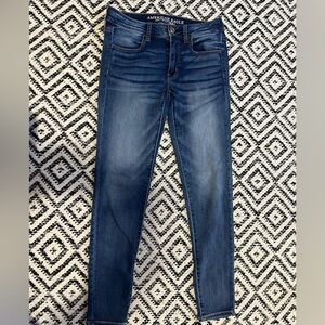 American eagle blue jeggings